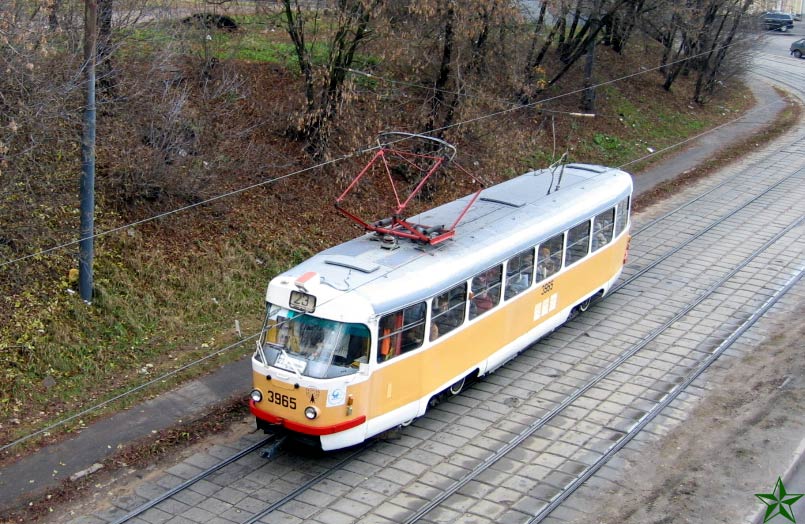 Москва, Tatra T3Т № 3965