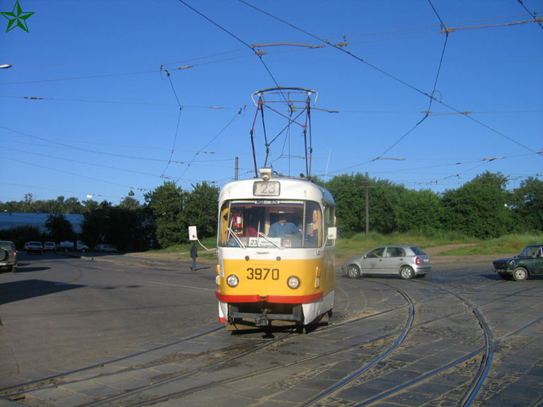 Москва, Tatra T3Т № 3970