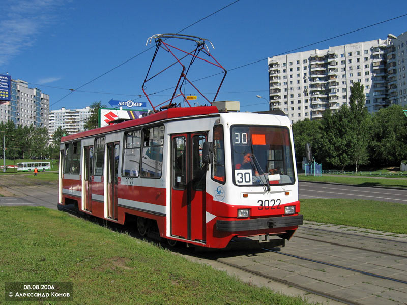 Москва, 71-134А (ЛМ-99АЭ) № 3022