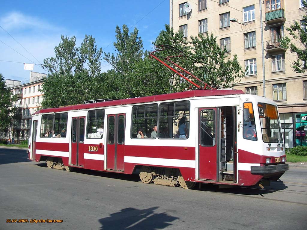 Санкт-Петербург, 71-134А (ЛМ-99АВ) № 1310