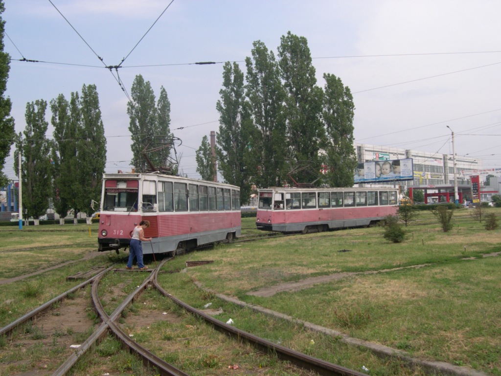 Воронеж, 71-605 (КТМ-5М3) № 312; Воронеж — Трамвайная сеть и инфраструктура