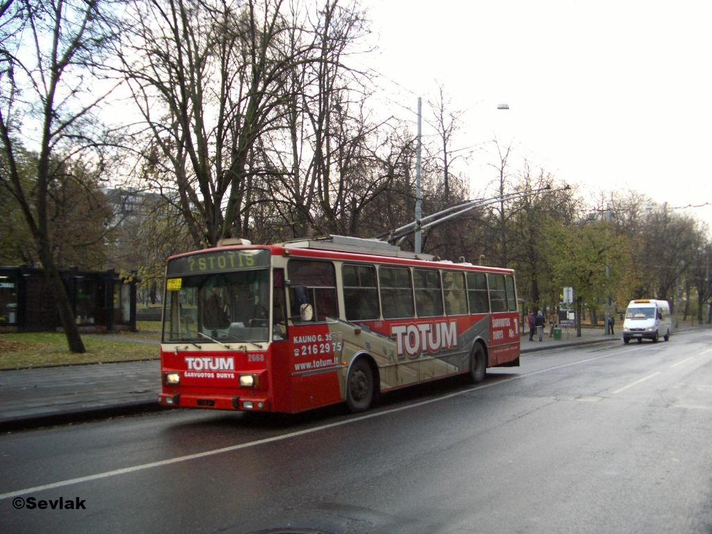 Вильнюс, Škoda 14Tr17/6M № 2668