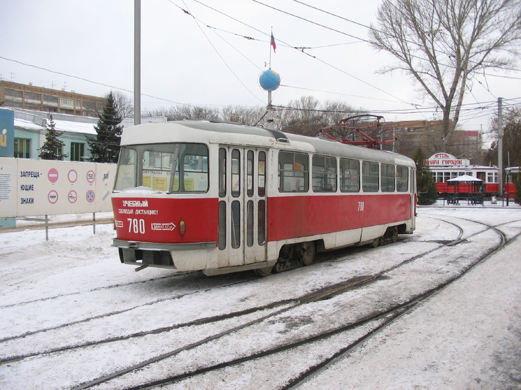 Самара, Tatra T3SU (двухдверная) № 780; Самара — Городское трамвайное депо