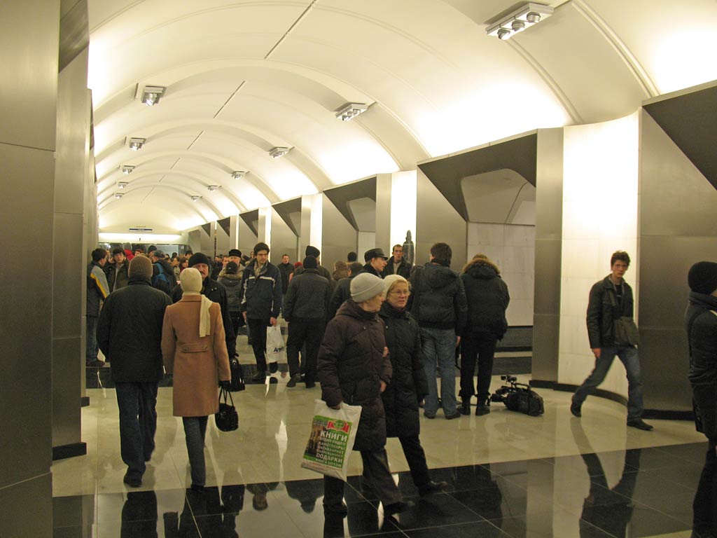 Москва — Открытие станции метро «Сретенский Бульвар» 29 декабря 2007
