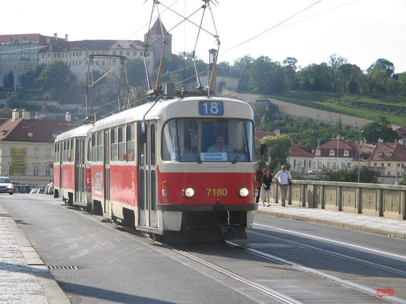 Прага, Tatra T3SUCS № 7180