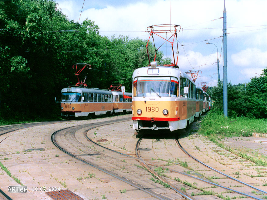 Москва, Tatra T3SU № 1978; Москва, Tatra T3SU № 1980