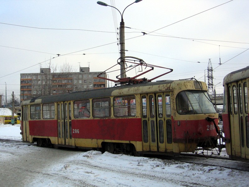 Тверь, Tatra T3SU № 206