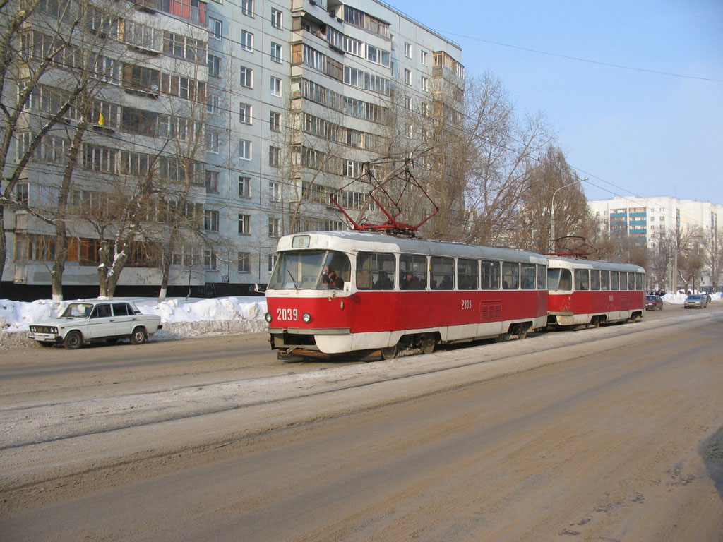 Самара, Tatra T3SU (двухдверная) № 2039