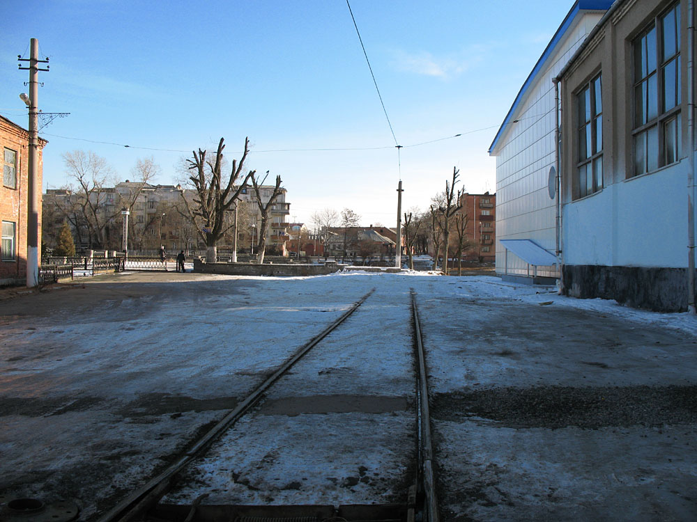 Владикавказ — Служебная линия в Городское трамвайное депо