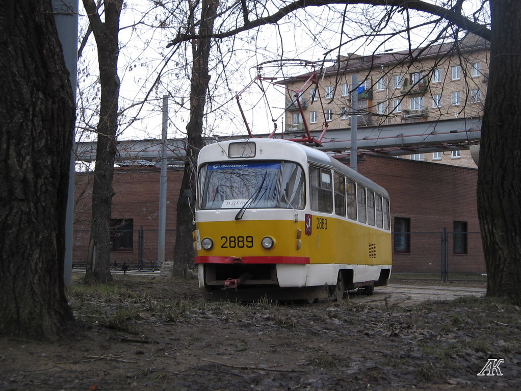 Москва, Tatra T3SU № 2889
