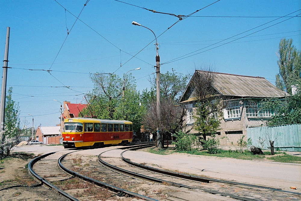 Волгоград, Tatra T3SU (двухдверная) № 2642