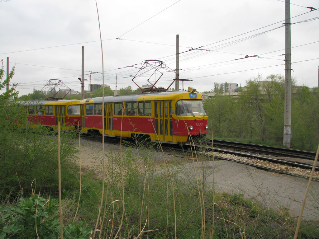 Волгоград, Tatra T3SU № 5772; Волгоград, Tatra T3SU № 5771