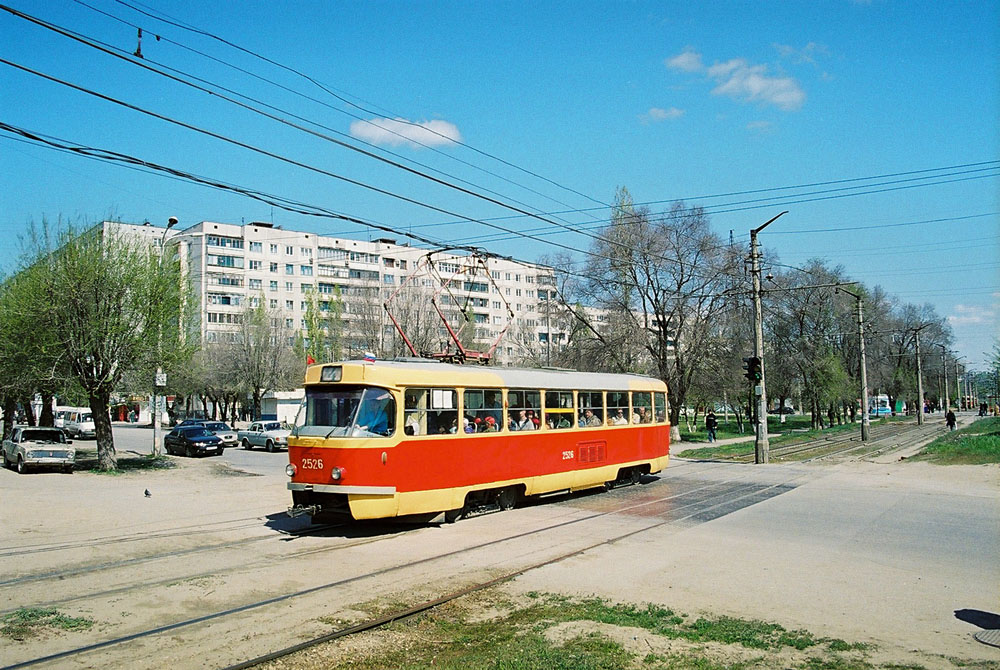 Волгоград, Tatra T3SU (двухдверная) № 2526