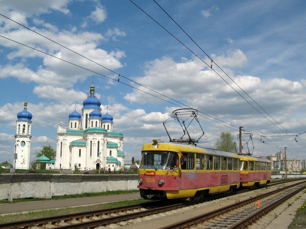 Киев, Tatra T3SU № 5606