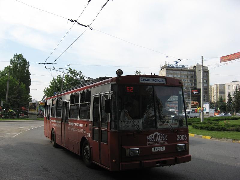 Крымский троллейбус, Škoda 14Tr02/6 № 2005