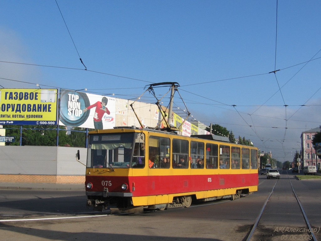 Курск, Tatra T6B5SU № 075