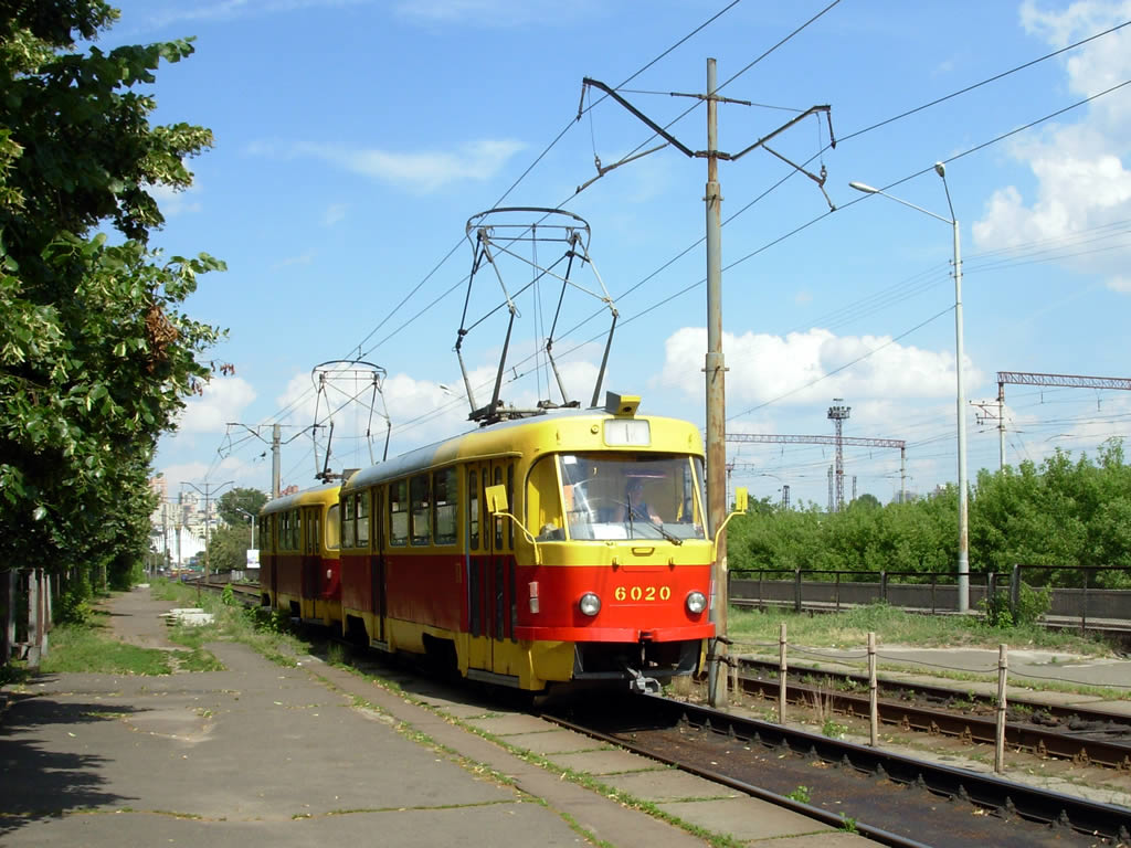 Киев, Tatra T3SU № 6020