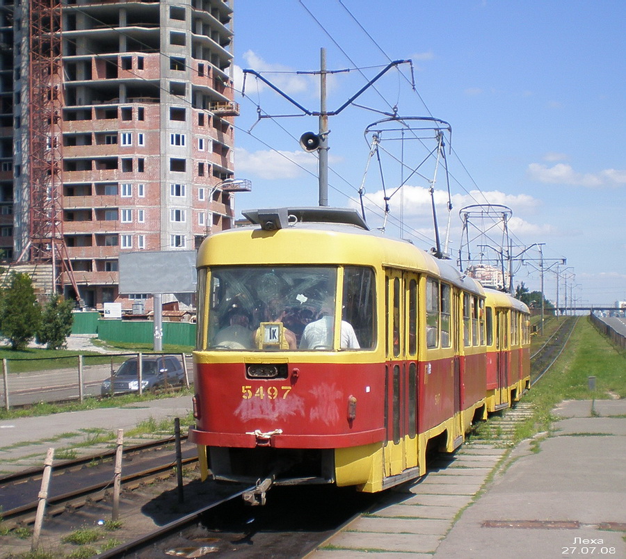 Киев, Tatra T3SU № 5497