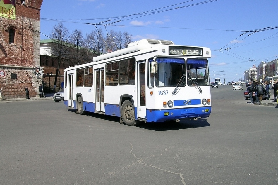 Нижний Новгород, БТЗ-5276-04 № 1637 Нижний Новгород, БТЗ-5276-04 № 1637