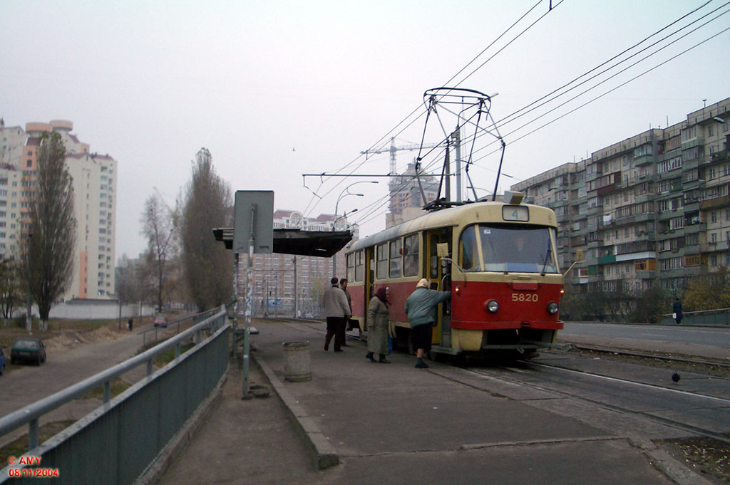 Киев, Tatra T3SU № 5820