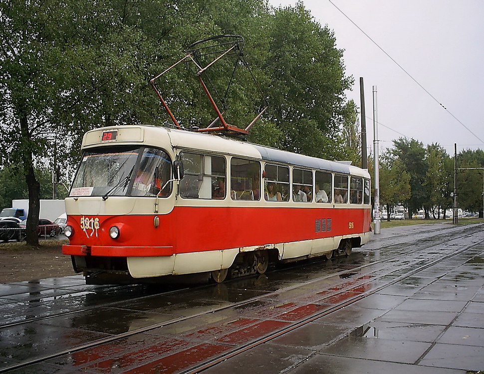 Киев, Tatra T3P № 5916
