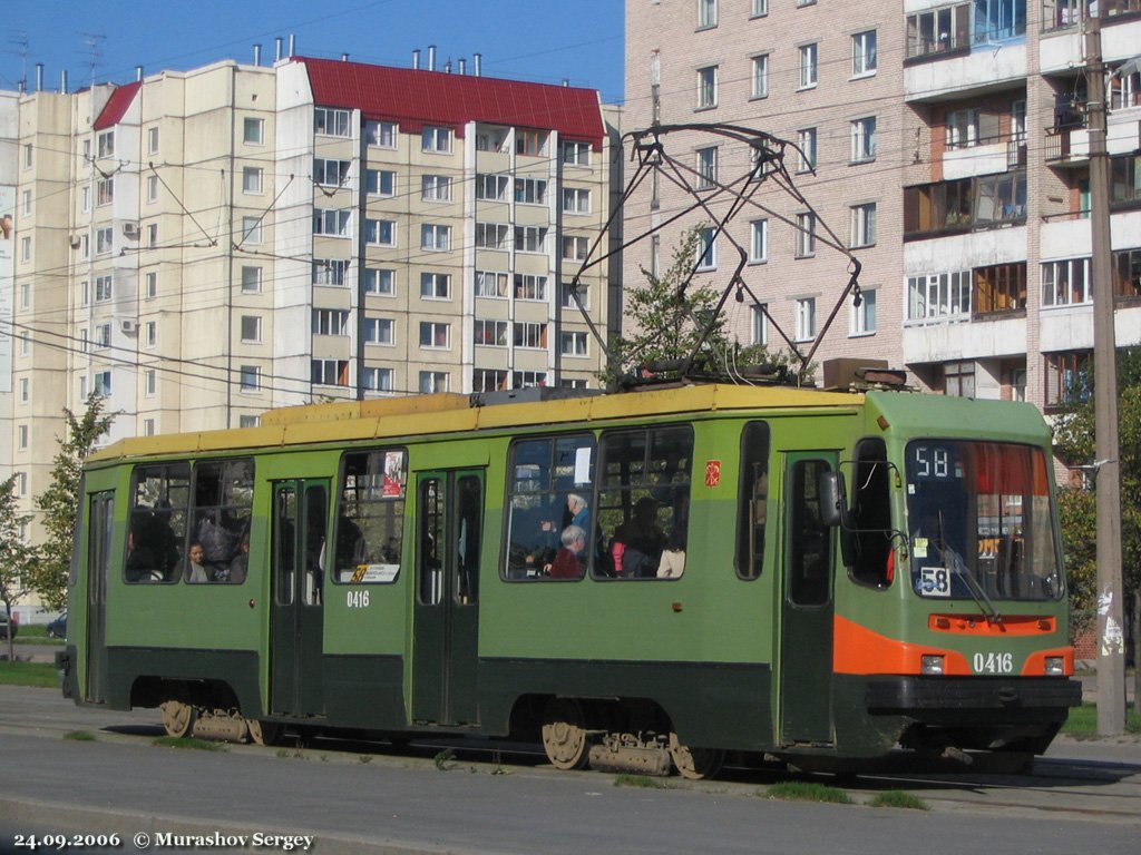 Санкт-Петербург, 71-134К (ЛМ-99К) № 0416 Санкт-Петербург, 71-134К (ЛМ-99К) № 0416