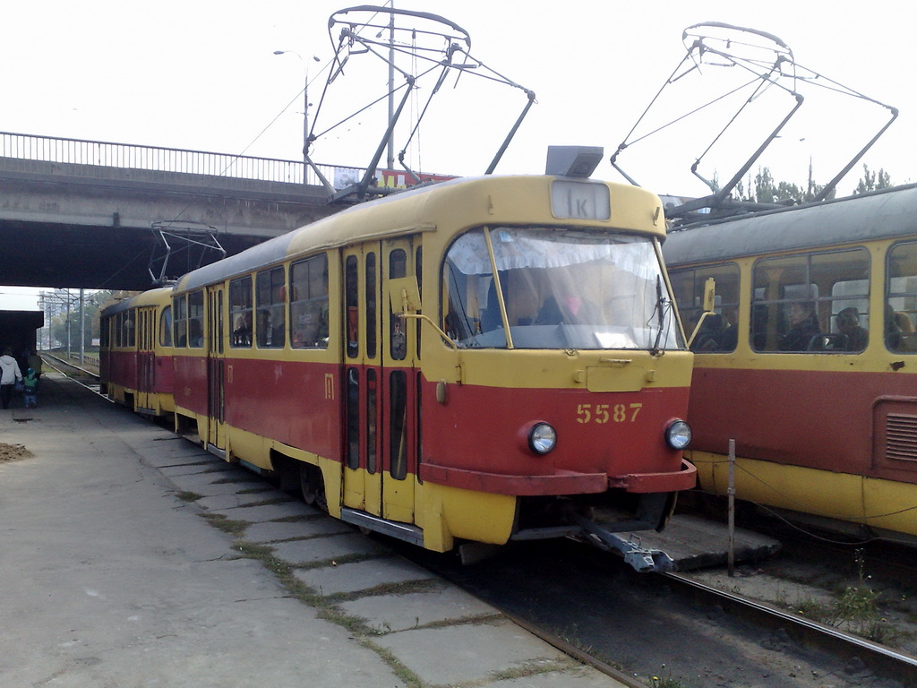 Киев, Tatra T3SU № 5587