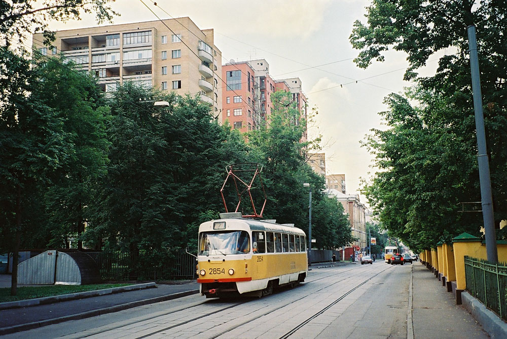Москва, Tatra T3SU № 2854