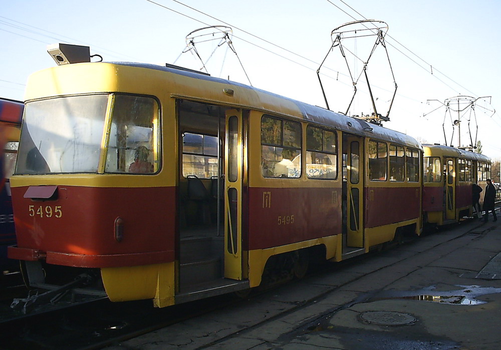 Киев, Tatra T3SU № 5495