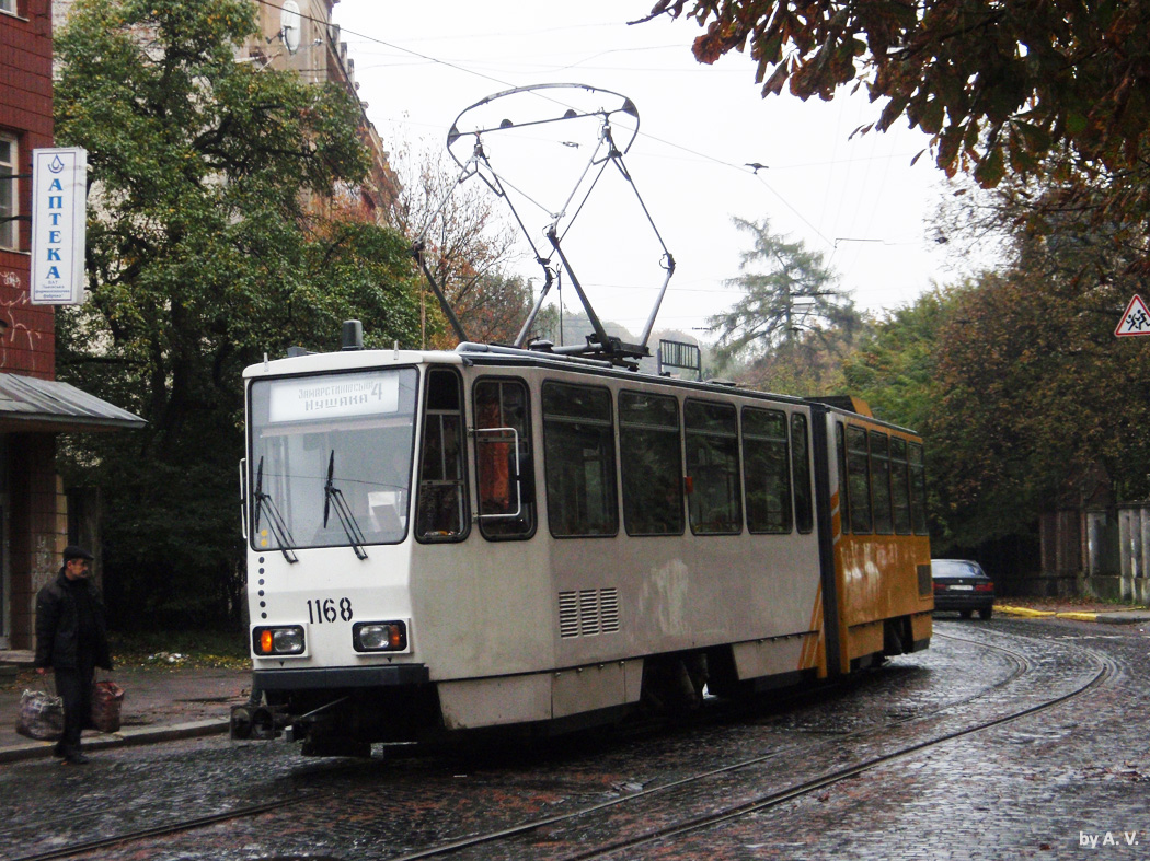 Львов, Tatra KT4D № 1168
