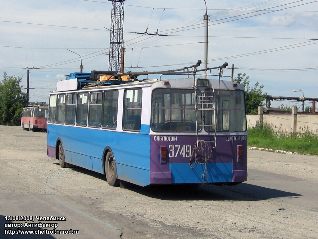 Челябинск, ЗиУ-682В-012 [В0А] № 3749