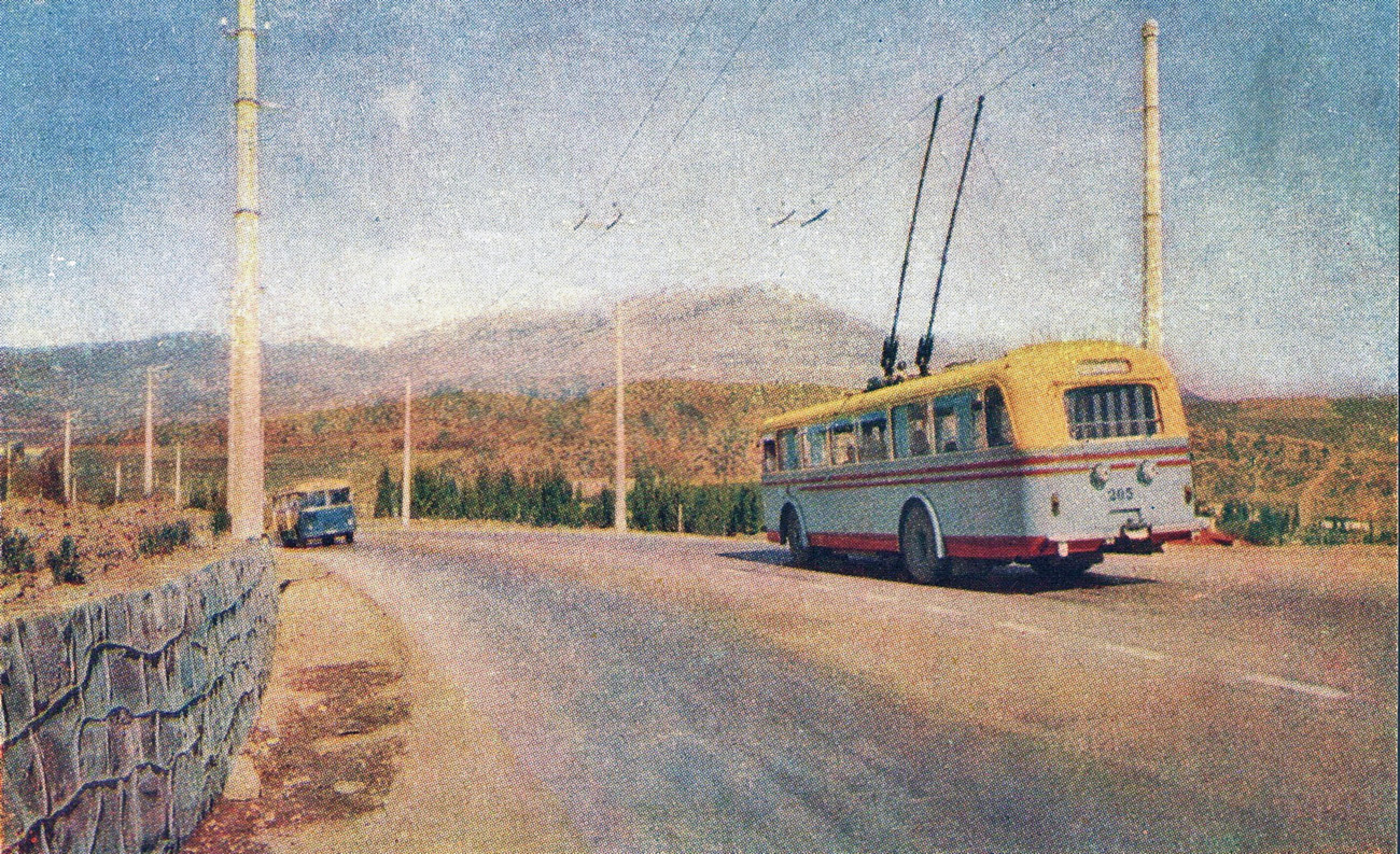 Крымский троллейбус, Škoda 8Tr № 205; Крымский троллейбус — Исторические фотографии (1959 — 2000)