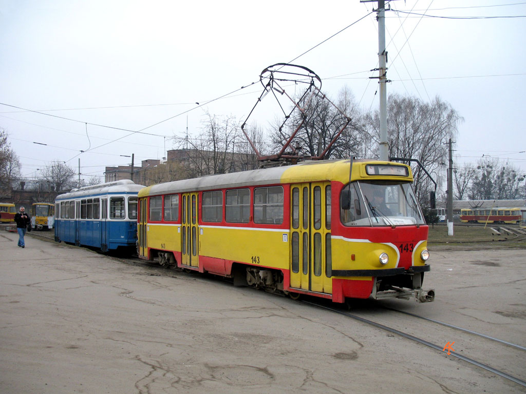 Винница, Tatra T4SU № 143; Винница — Поставка первой партии швейцарских вагонов