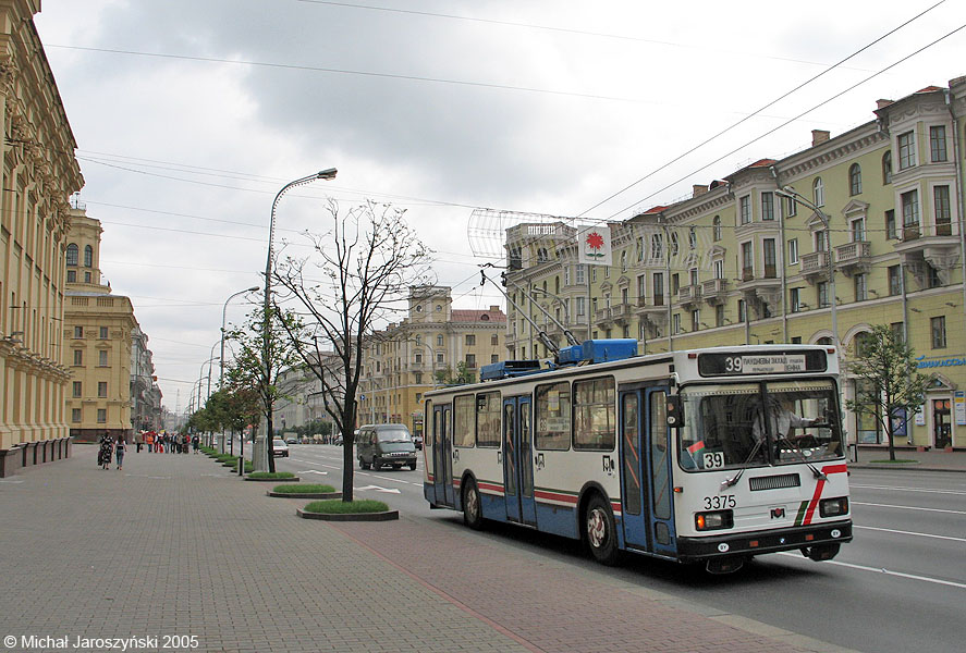 Минск, БКМ 20101 № 3375; Минск — Закрытые троллейбусные линии