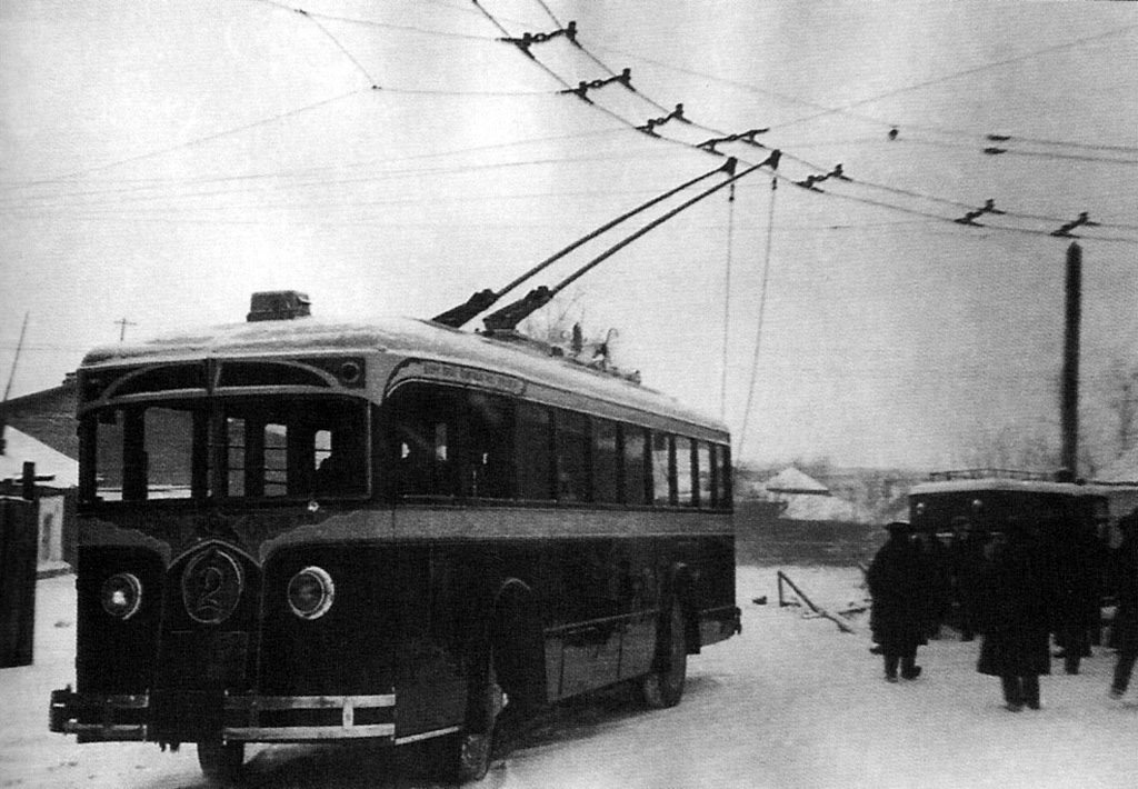 Москва, ЛК-1 № 2; Москва — Исторические фотографии — Трамвай и Троллейбус (1921-1945)