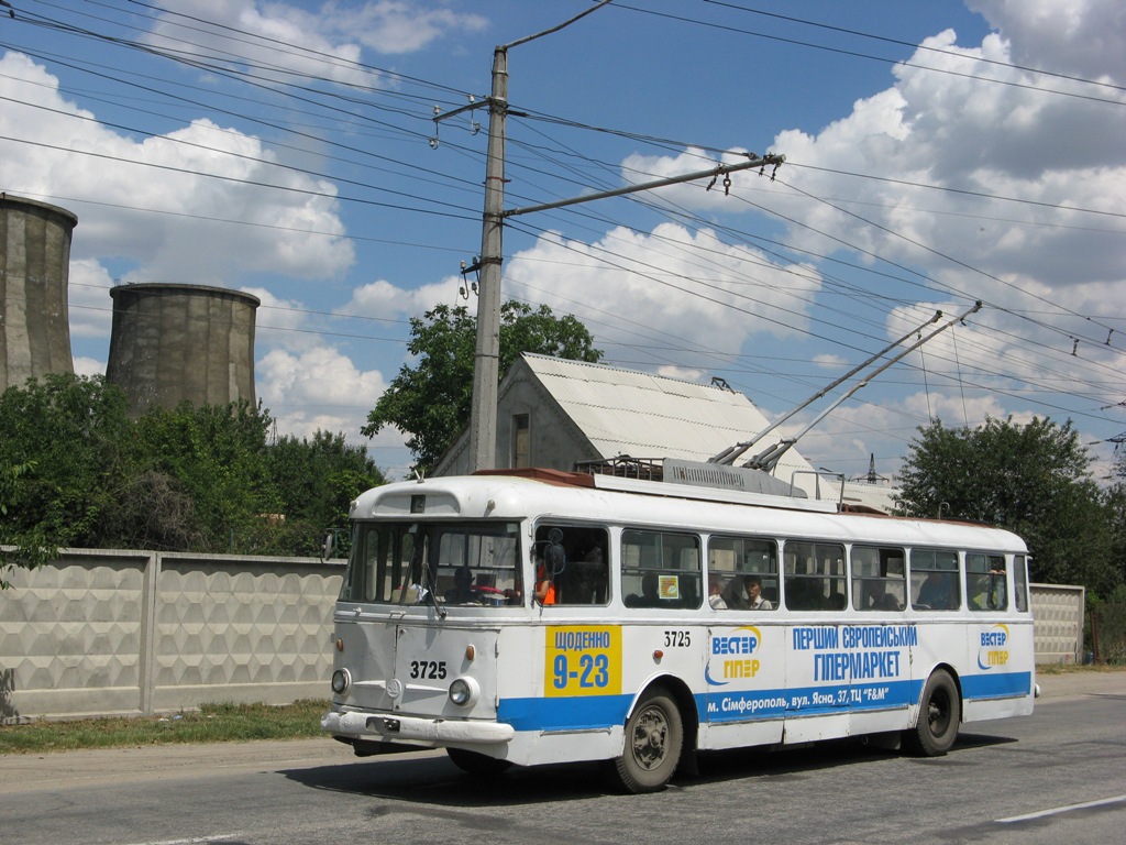 Крымский троллейбус, Škoda 9TrH27 № 3725
