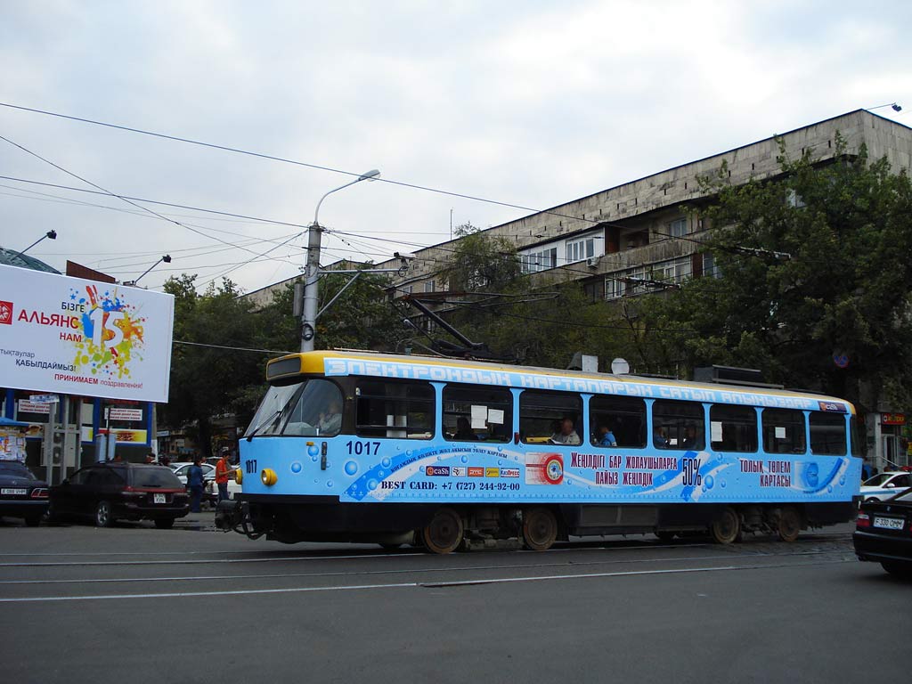 Алматы, Tatra T4D-MS № 1017