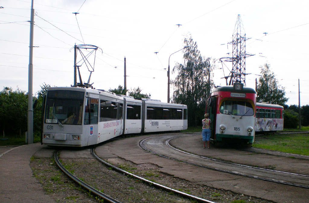Минск, БКМ 743 № 031; Минск, DWM GT8-D № 185 Минск, БКМ 743 № 031; Минск, DWM GT8-D № 185