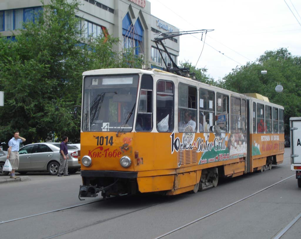 Алматы, Tatra KT4D № 1014