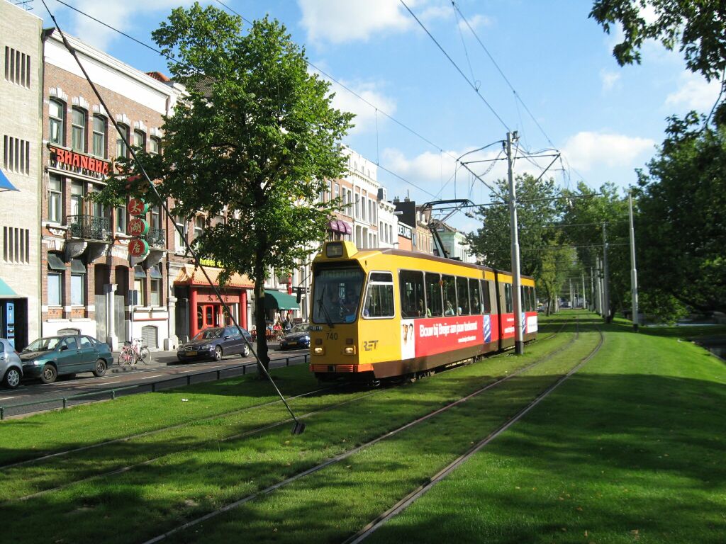 Роттердам, Duewag ZGT6 № 740