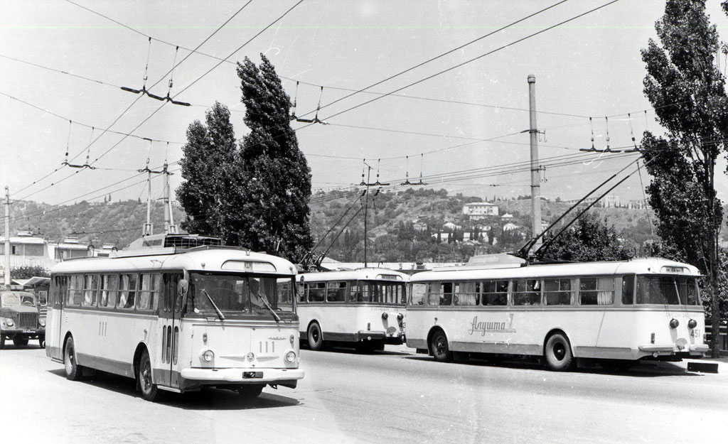 Крымский троллейбус, Škoda 9Tr21 № 111; Крымский троллейбус, Škoda 9Tr18 № 451