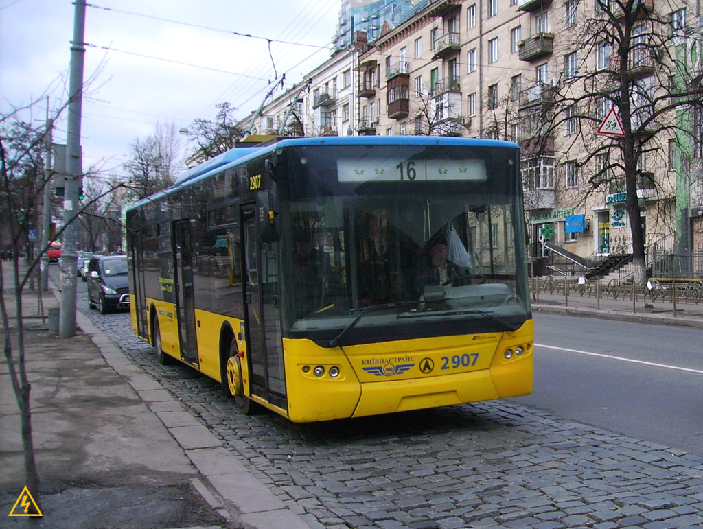 Киев, ЛАЗ E183D1 № 2907