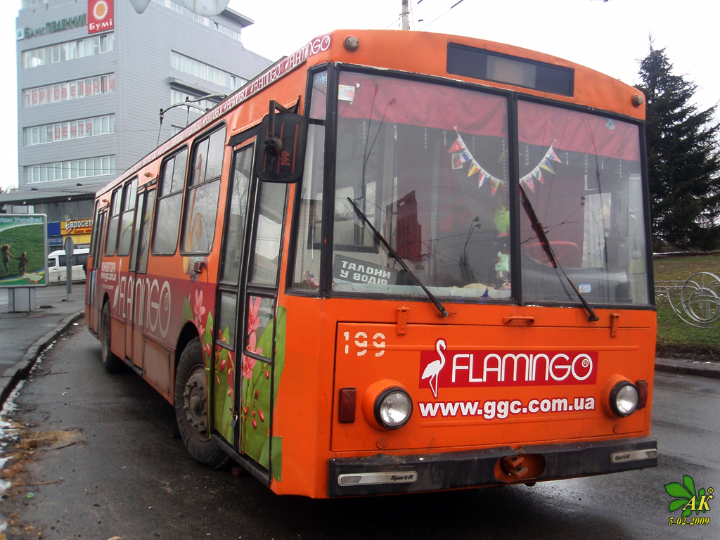 Киев, Škoda 14Tr02/6 № 199 Киев, Škoda 14Tr02/6 № 199
