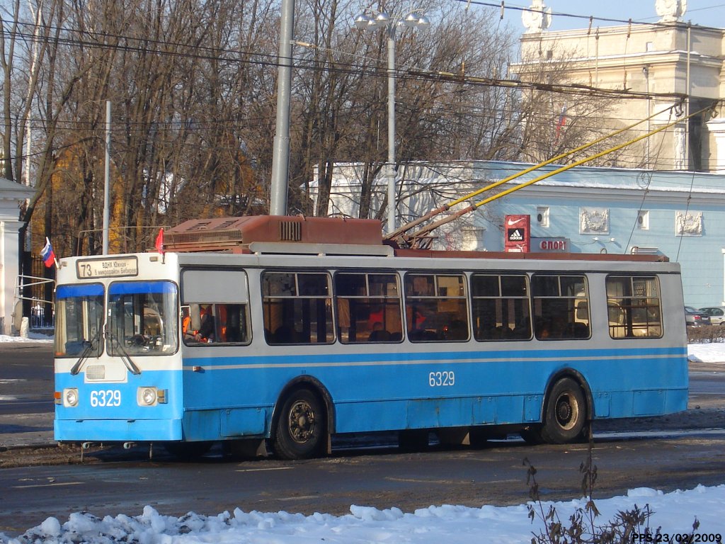 Москва, ЗиУ-682ГМ1 (с широкой передней дверью) № 6329