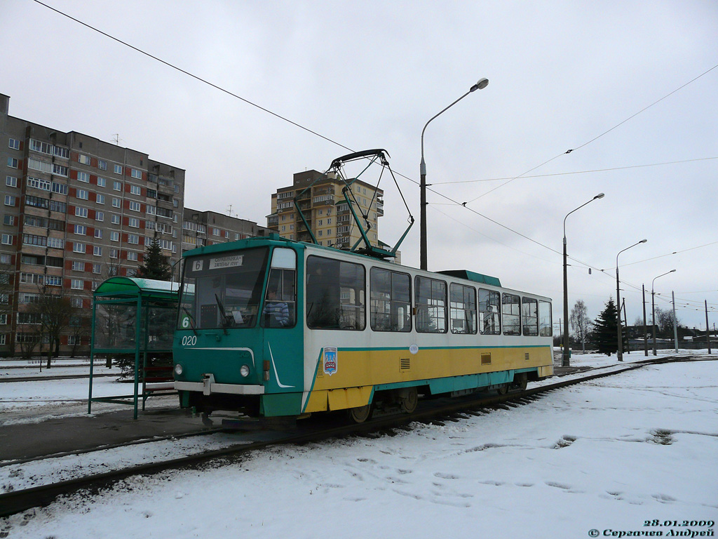 Минск, Tatra T6B5SU № 020