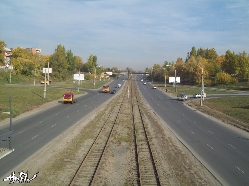 Омск — Трамвайные линии — Левобережье / 10-й маршрут (демонтировано)