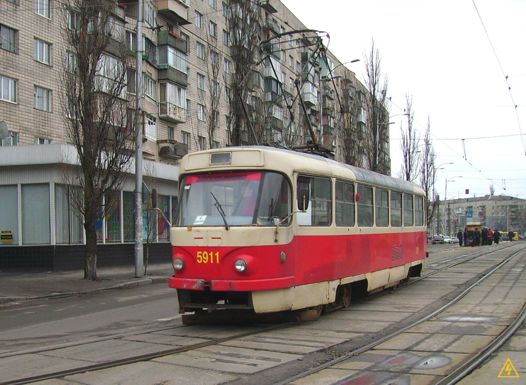 Киев, Tatra T3SU № 5911