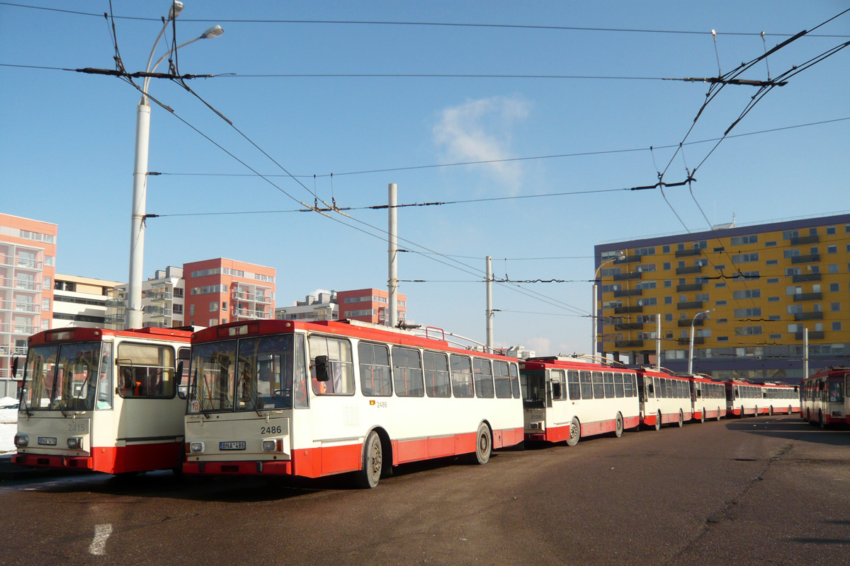 Вильнюс, Škoda 14Tr02/6 № 2486; Вильнюс — Конечные пункты и линии