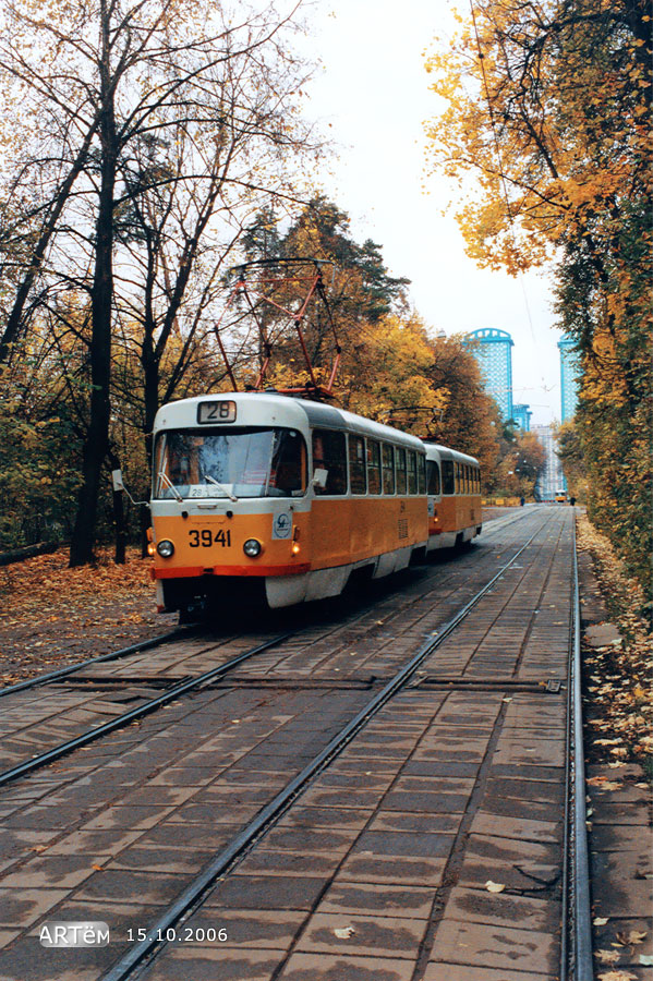 Москва, Tatra T3SU № 3941 Москва, Tatra T3SU № 3941