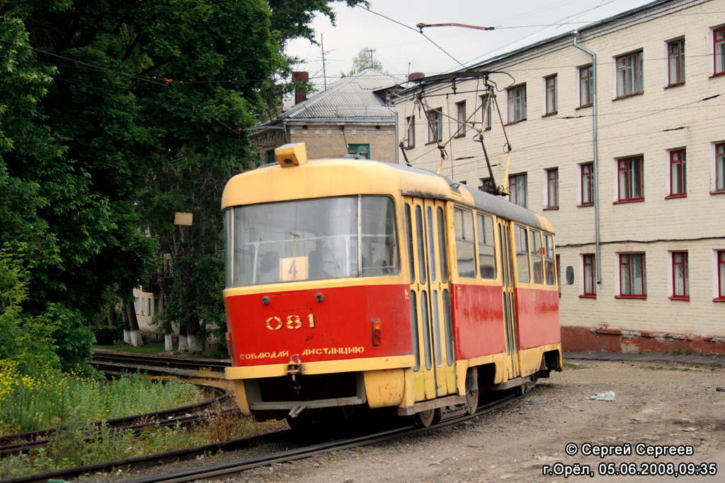 Орёл, Tatra T3SU № 081